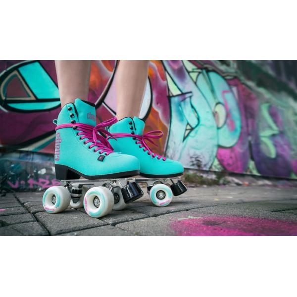 Chaya Melrose Deluxe Turquoise Quad Skates 2018