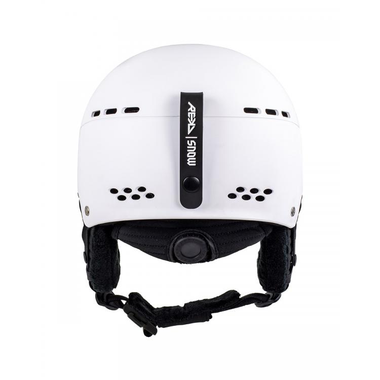 RKD559 REKD Sender Snow Helmet White Rear