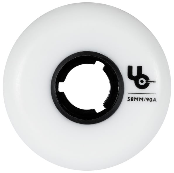 Undercover Team White Flat 58mm 90A Wheels