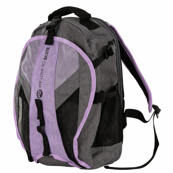 PR8534BI20418 907084 38389 Fitness Backpack Dark Grey Purple SZ4