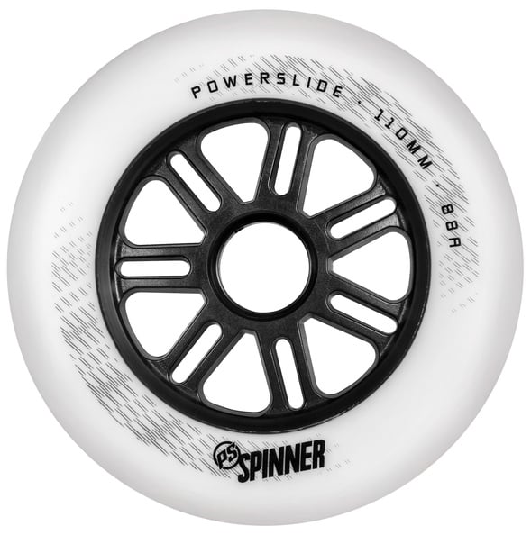 Powerslide Spinner White 110mm 88A Wheels