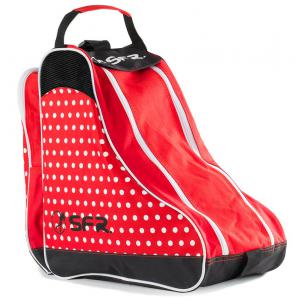 BAG350 SFR Designer Ice and Skate Bag Red Polka Main