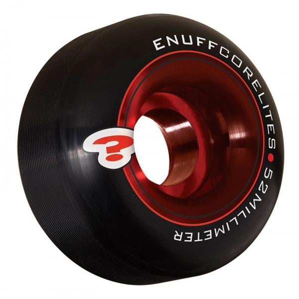 ENUFF Corelites 52mm 101A Black Red Skateboard Wheels