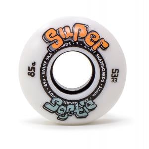 ENUFF Super Softie White 53 55 58mm 85A Skateboard Wheels