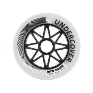 6x Undercover Team Wheels 110mm 86A white Inline Skate Rollen weiß made in USA 