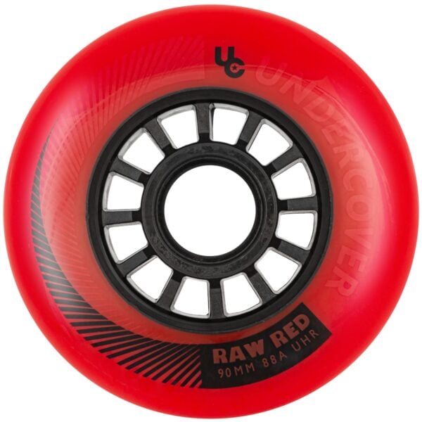 Undercover Raw Red 90mm 88A Wheels