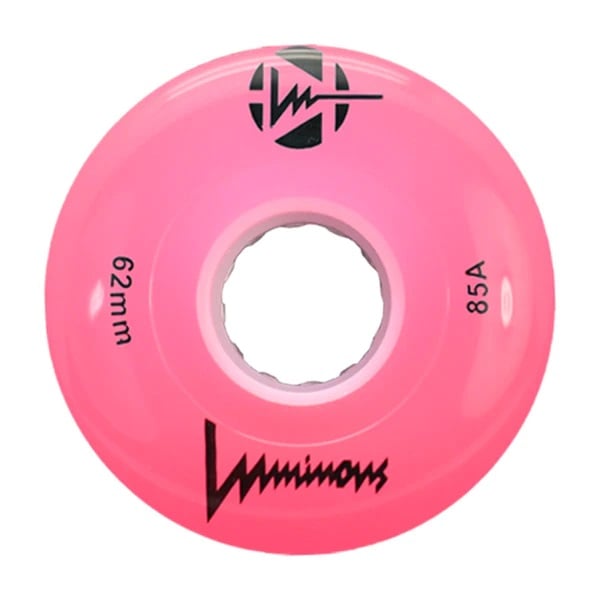 Luminous 62mm Pink LED Wheel