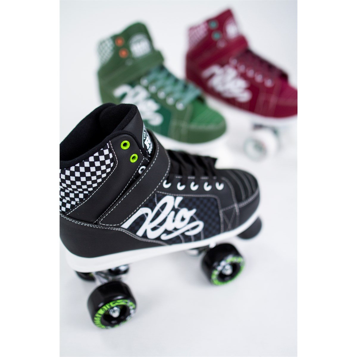 Green Details about   Rio Roller Skates Coaster Quad Skate Wheels 